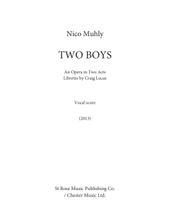 Two Boys von Nico Muhly (Download) 