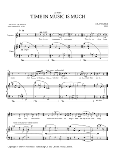 Time In Music Is Much von Nico Muhly (Download) 