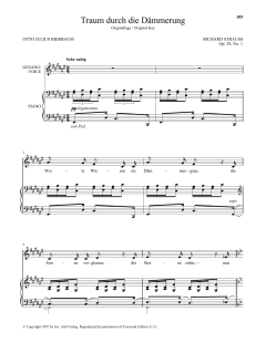 Traum Durch Die Dammerung von Richard Strauss (Download) 