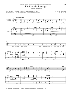 Fur Funfzehn Pfennige (High Voice) (Download) 