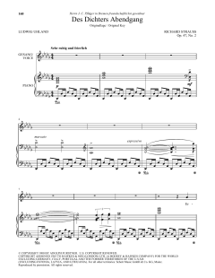 Des Dichters Abendgang von Richard Strauss (Download) 