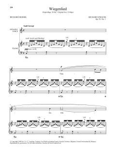 Wiegenlied (Low Voice) von Richard Strauss (Download) 