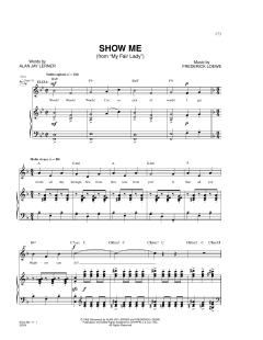 Show Me von Alan Jay Lerner (Download) 