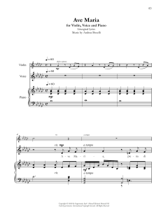 Ave Maria (with Violin) von Andrea Bocelli (Download) 