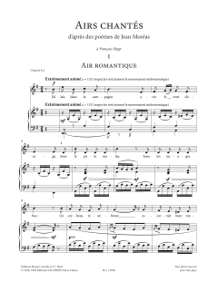 Airs chantés (Low Voice) von Francis Poulenc (Download) 