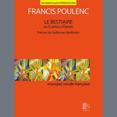 Le Bestiaire ou le Cortège d'Orphée von Francis Poulenc (Download) 