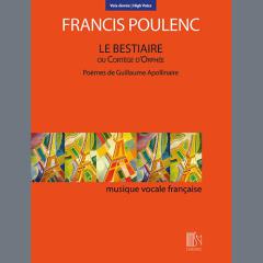 Le Bestiaire ou le Cortège d'Orphée von Francis Poulenc (Download) 