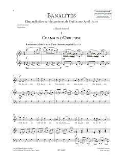 Banalités von Francis Poulenc (Download) 