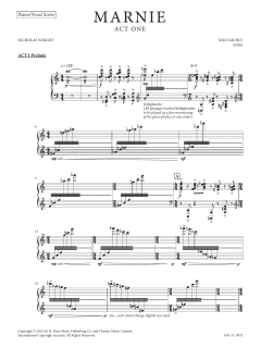 Marnie (Vocal Score) (Download) 