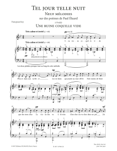 Une ruine coquille vide von Francis Poulenc (Download) 