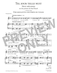 Une roulotte couverte en tuiles von Francis Poulenc (Download) 