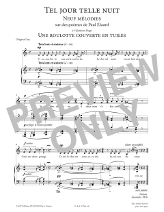 Une roulotte couverte en tuiles von Francis Poulenc (Download) 
