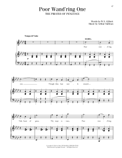 Poor Wand'ring One von William Schwenck Gilbert (Download) 