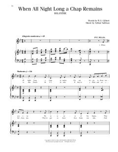 When All Night Long A Chap Remains von William Schwenck Gilbert (Download) 