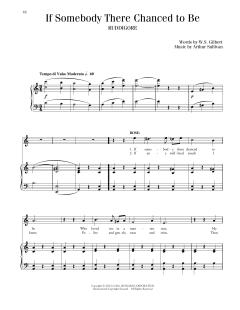 If Somebody There Chanced To Be von William Schwenck Gilbert (Download) 