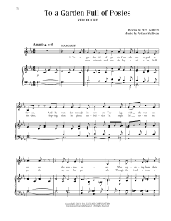 To A Garden Full Of Posies von William Schwenck Gilbert (Download) 
