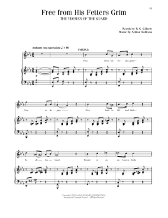 Free From His Fetters Grim von William Schwenck Gilbert (Download) 