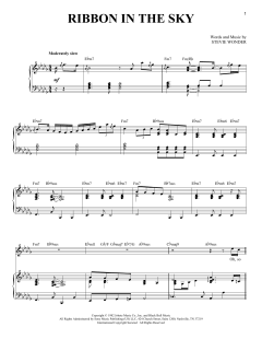 Ribbon In The Sky von Stevie Wonder (Download) 