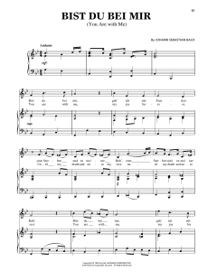 Bist du bei mir (You Are With Me) von Johann Sebastian Bach (Download) 
