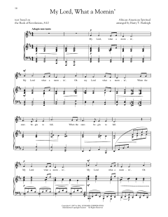 My Lord, What A Morning von Hall Johnson (Download) 