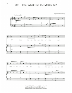 Oh Dear! What Can The Matter Be? von Traditional (Download) 