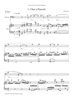 I Saw a Peacock (Download) 