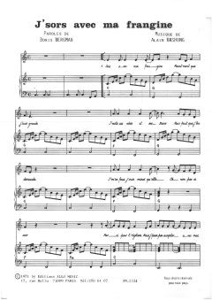 J'sors Avec Ma Frangine von Alain Bashung (Download) 