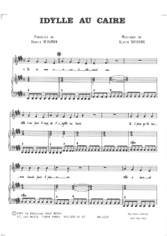 Idylle Au Caire von Alain Bashung (Download) 