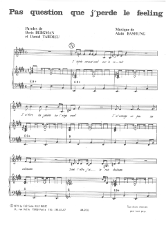 Pas Question Que J'perde Le Feeling von Alain Bashung (Download) 