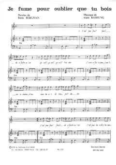 Je Fume Pour Oublier Que Tu Bois von Alain Bashung (Download) 