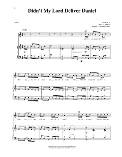 Didn't My Lord Deliver Daniel? von African American Spiritual (Download) 