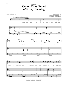 Come, Thou Fount Of Every Blessing von Robert Robinson (Download) 