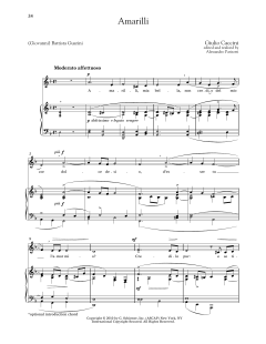 Amarilli (Low Voice) von Giulio Caccini (Download) 