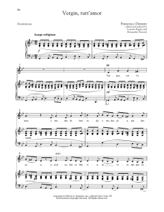 Vergin, Tutt'amor (Low Voice) von Francesco Durante (Download) 
