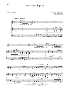 Non Posso Disperar (Medium Low Voice) von Giovanni Bononcini (Download) 