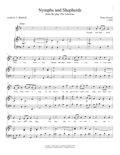 Nymphs And Shepherds von Henry Purcell (Download) 