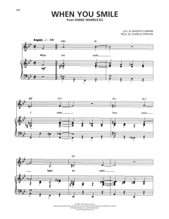 When You Smile von Charles Strouse (Download) 