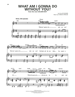 What Am I Gonna Do Without You? von Charles Strouse (Download) 