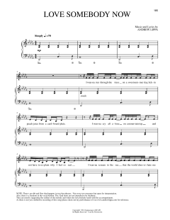 Love Somebody Now (Download) 
