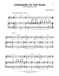 Stranger To The Rain von Stephen Schwartz (Download) 