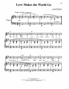 Love Makes The World Go von Richard Rodgers (Download) 