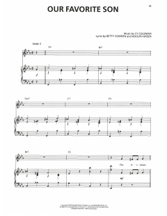Our Favorite Son von Cy Coleman (Download) 