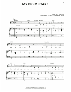 My Big Mistake von Cy Coleman (Download) 