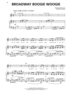 Broadway Boogie Woogie von Edward Kleban (Download) 