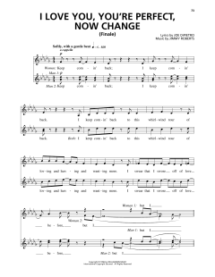 I Love You, You're Perfect, Now Change (Finale) von Jimmy Roberts (Download) 