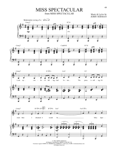 Miss Spectacular von Jerry Herman (Download) 