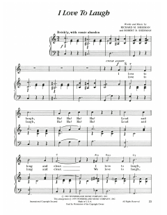 I Love To Laugh von Robert Bernard Sherman (Download) 