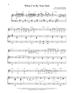 When I'm By Your Side von Henry Krieger (Download) 