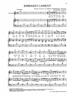 Embassy Lament von Benny Andersson (Download) 