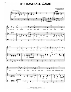 The Baseball Game von Clark Gesner (Download) 